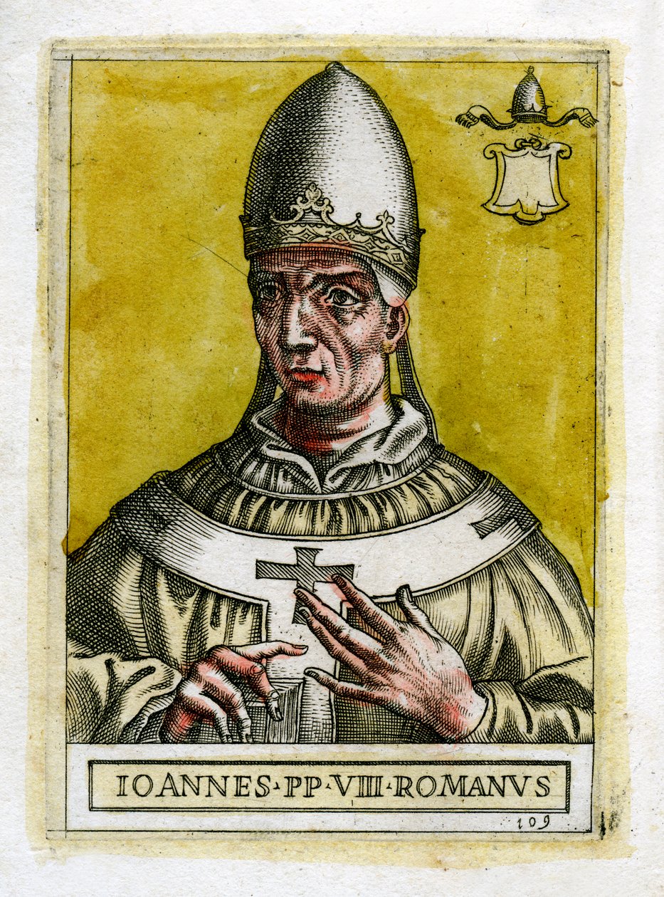 Pope John VIII by Unbekannt