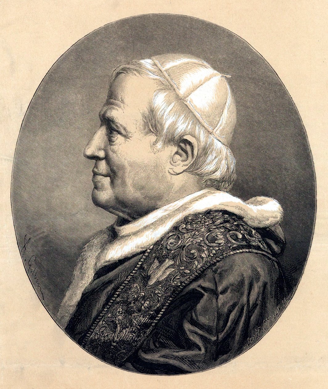Pope Pius IX by Unbekannt
