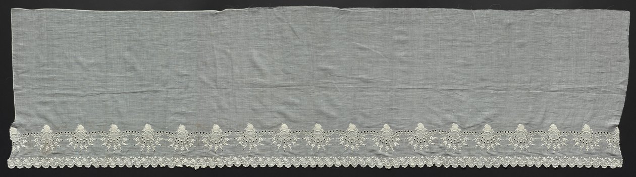 Portion of a Flounce, 1800s by Unbekannt