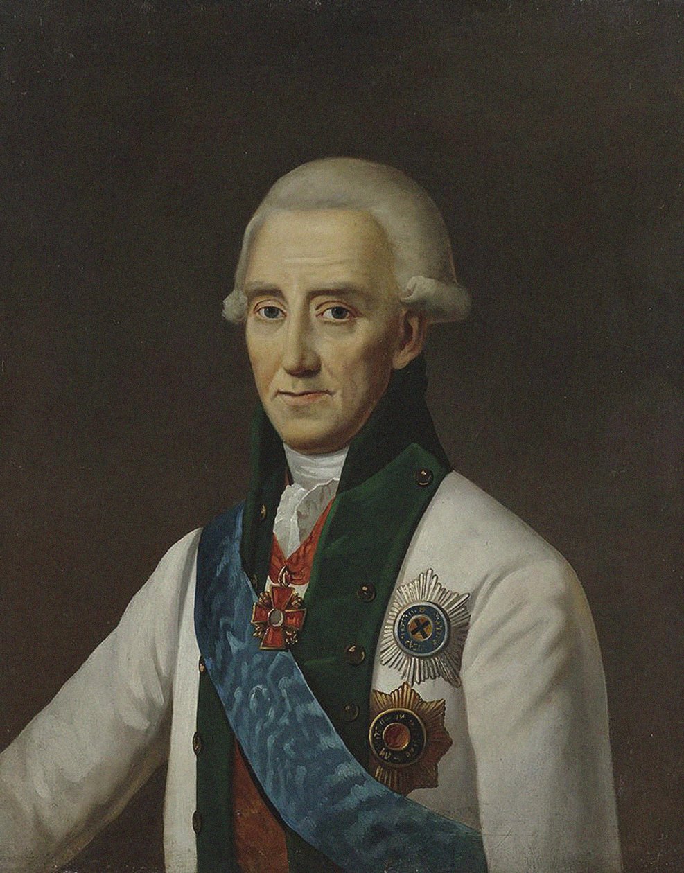 Portrait of Admiral Vasily Chichagov 1726-1809 by Unbekannt