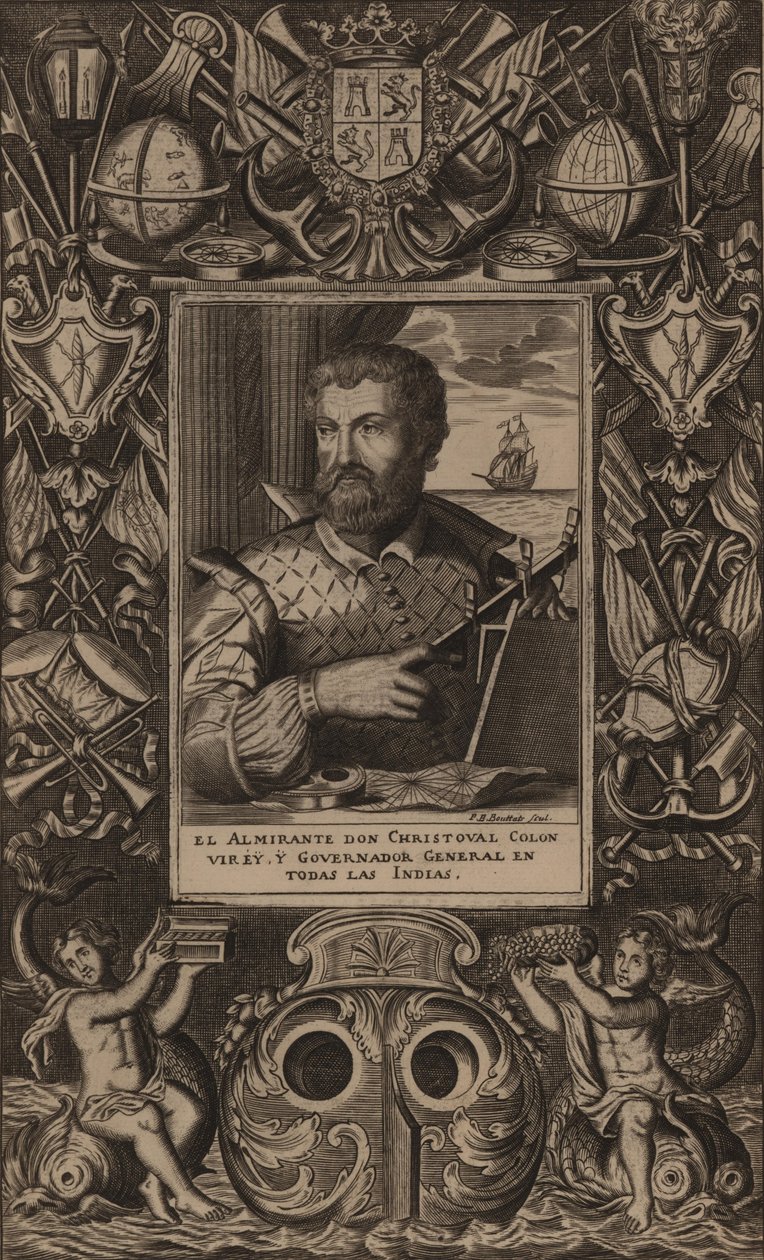 Portrait of Christopher Columbus, 1625 by Unbekannt