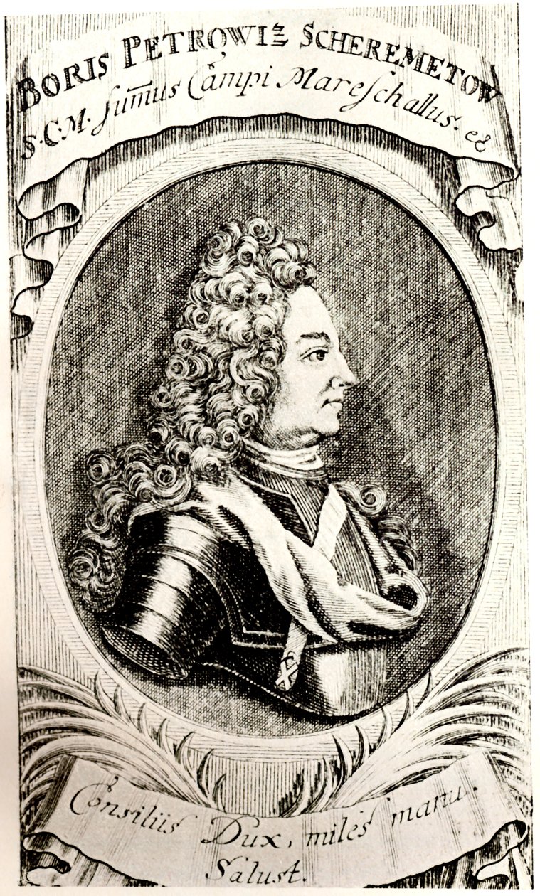 Portrait of Count Boris Sheremetyev by Unbekannt