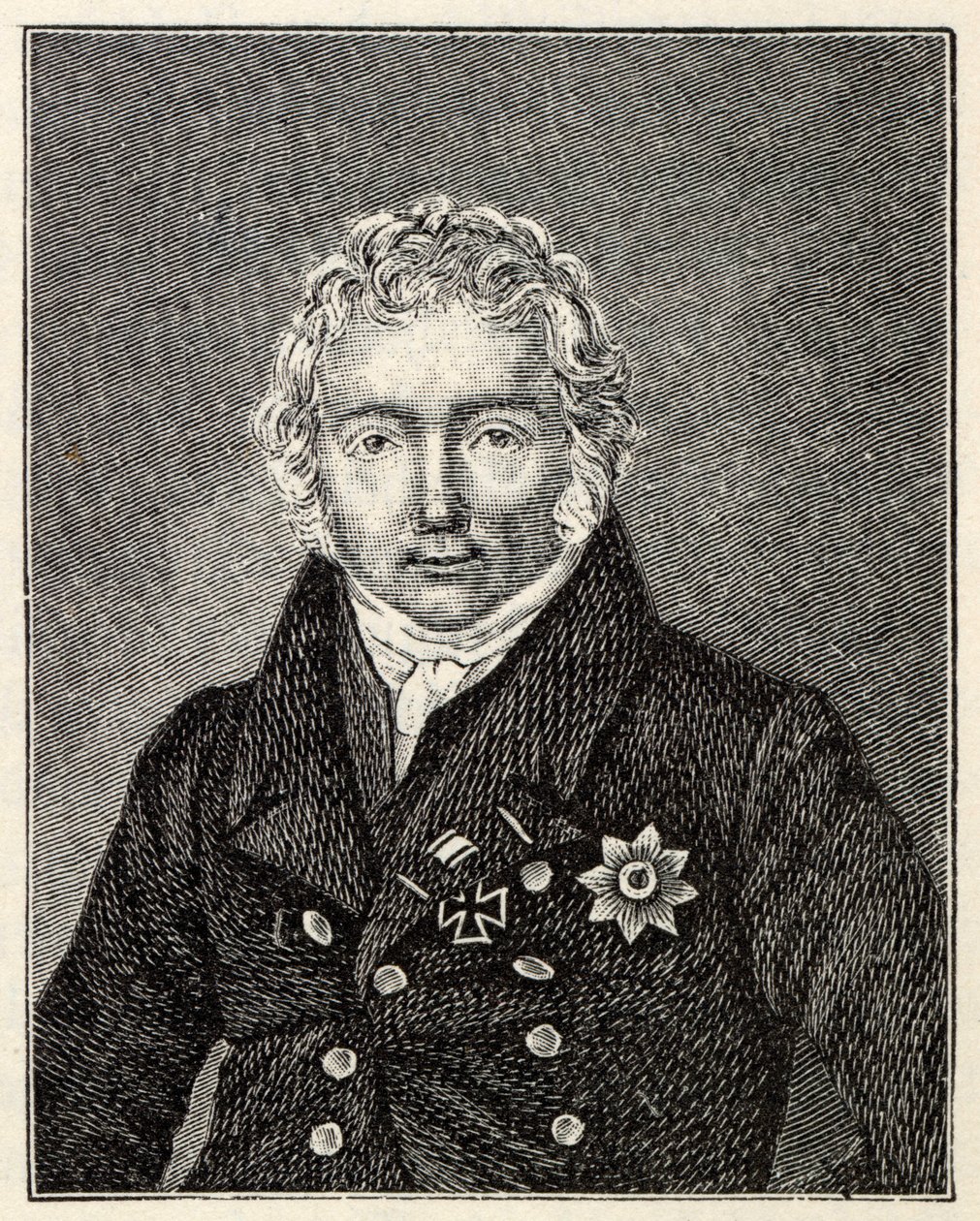 Portrait of Friedrich von Motz by Unbekannt