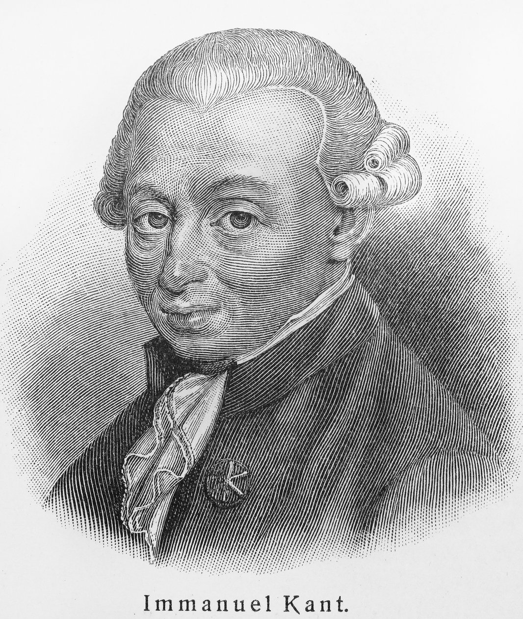 Portrait of Immanuel Kant by Unbekannt