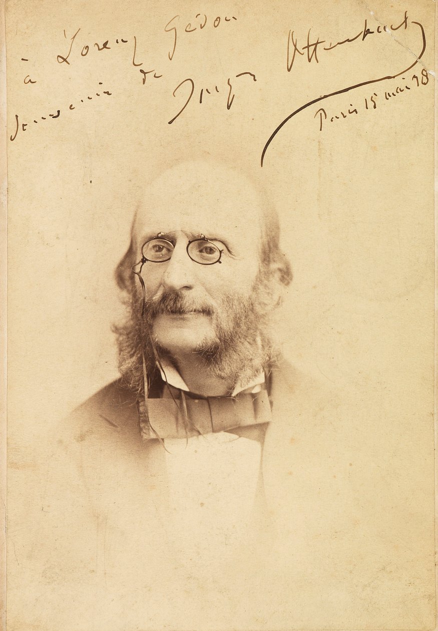 Portrait of Jacques Offenbach by Unbekannt