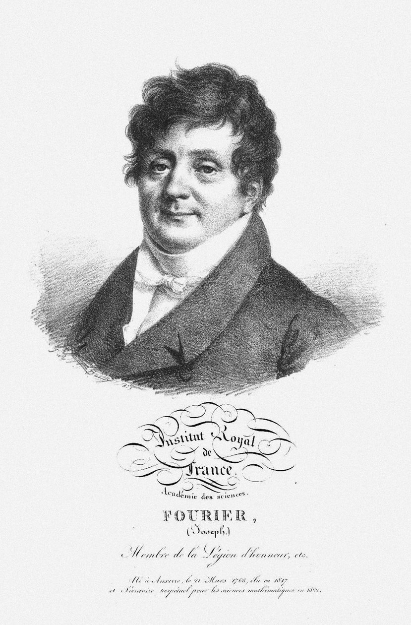 Portrait of Jean Baptiste Joseph Fourier by Unbekannt