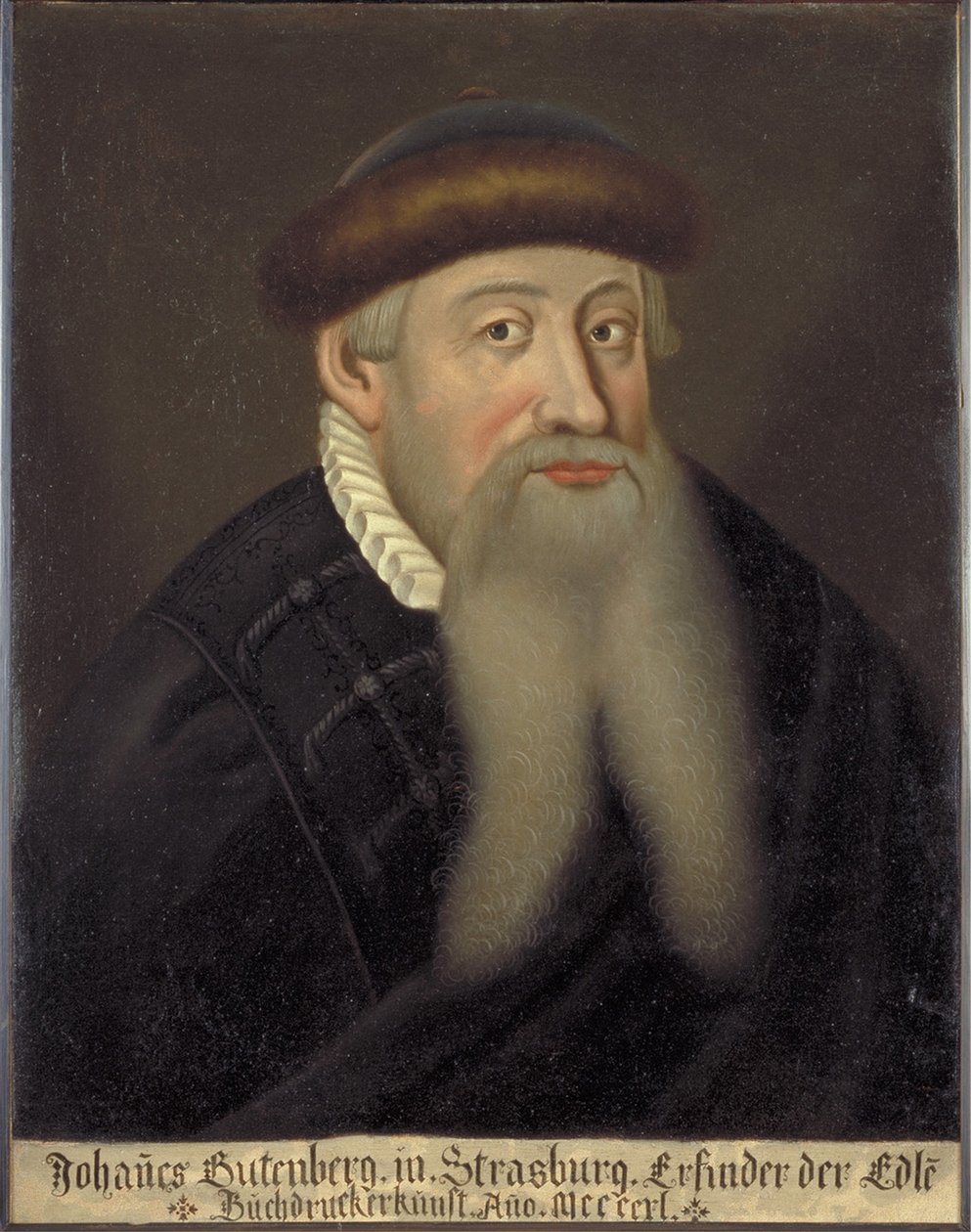 Portrait of Johannes Gutenberg by Unbekannt