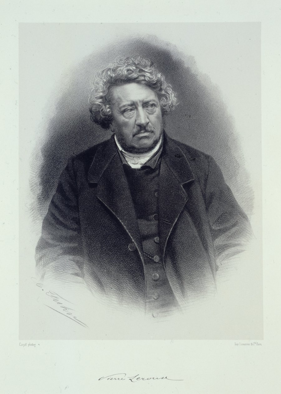Portrait of Pierre Leroux by Unbekannt