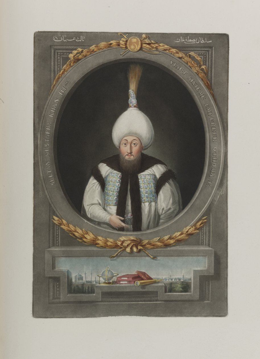 Portrait of Sultan Mustafa III by Unbekannt