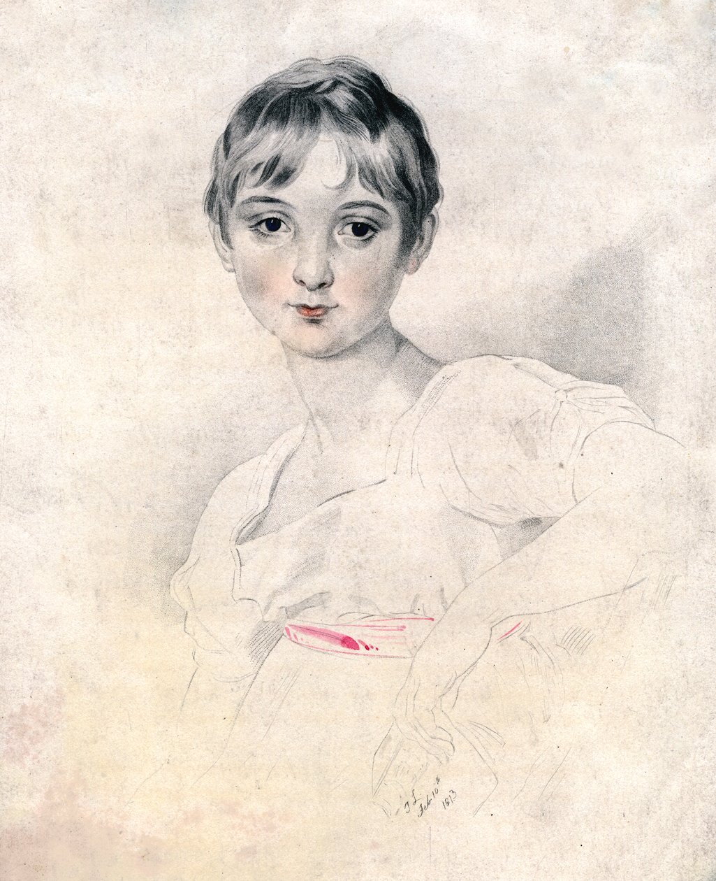 Portrait of a Girl by Unbekannt
