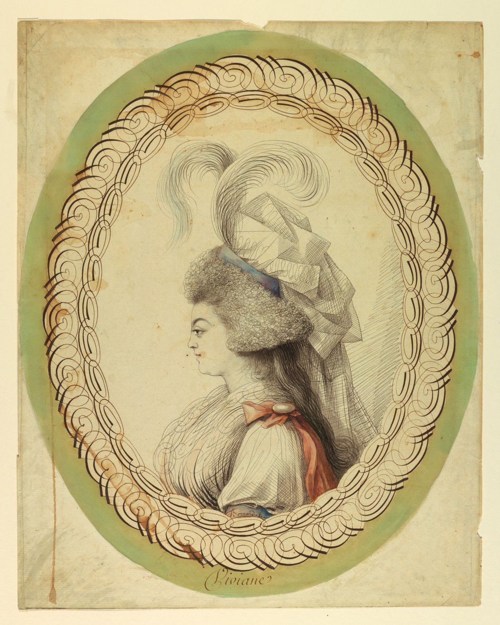 Portrait of a Woman by Unbekannt