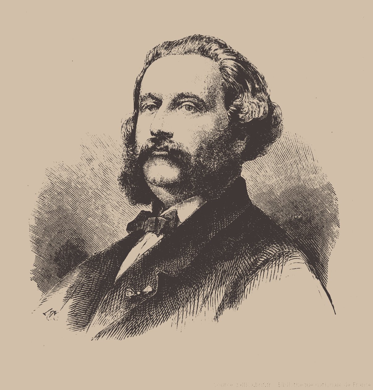 Portrait of the Composer Alfred Jaëll by Unbekannt