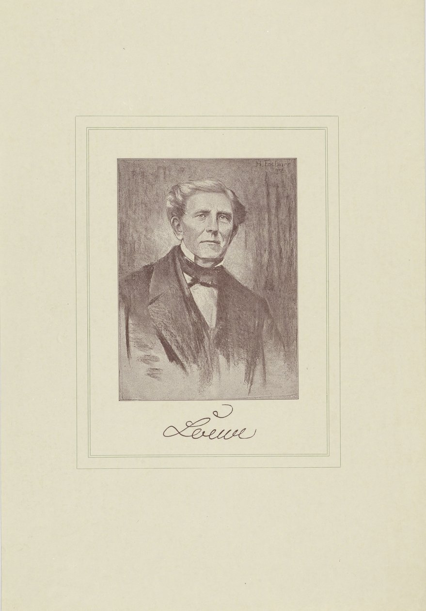 Portrait of the Composer Carl Loewe by Unbekannt