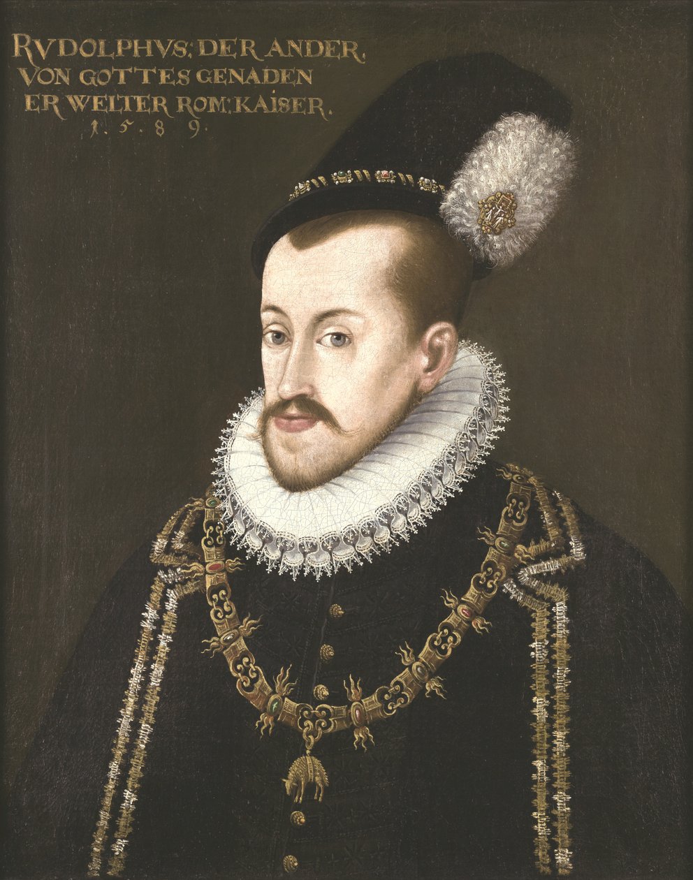 Portrait of Emperor Rudolf II by Unbekannt