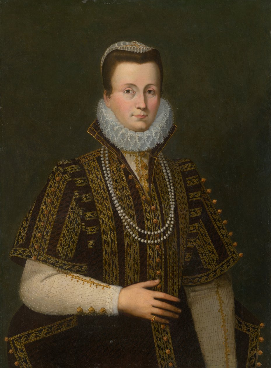 Portrait of a Lady with a White Ruff by Unbekannt