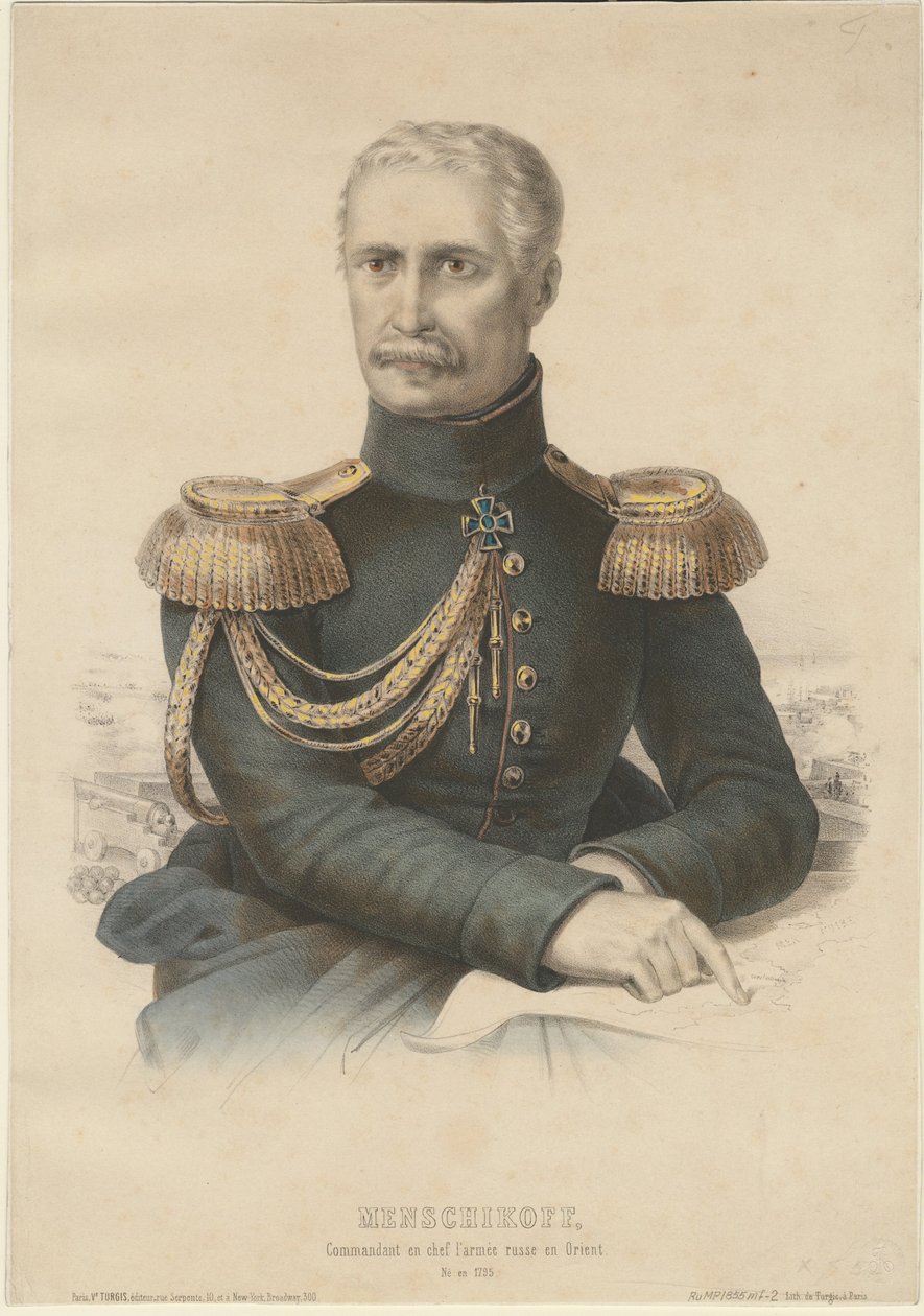 Prince Alexander Sergeyevich Menshikov by Unbekannt