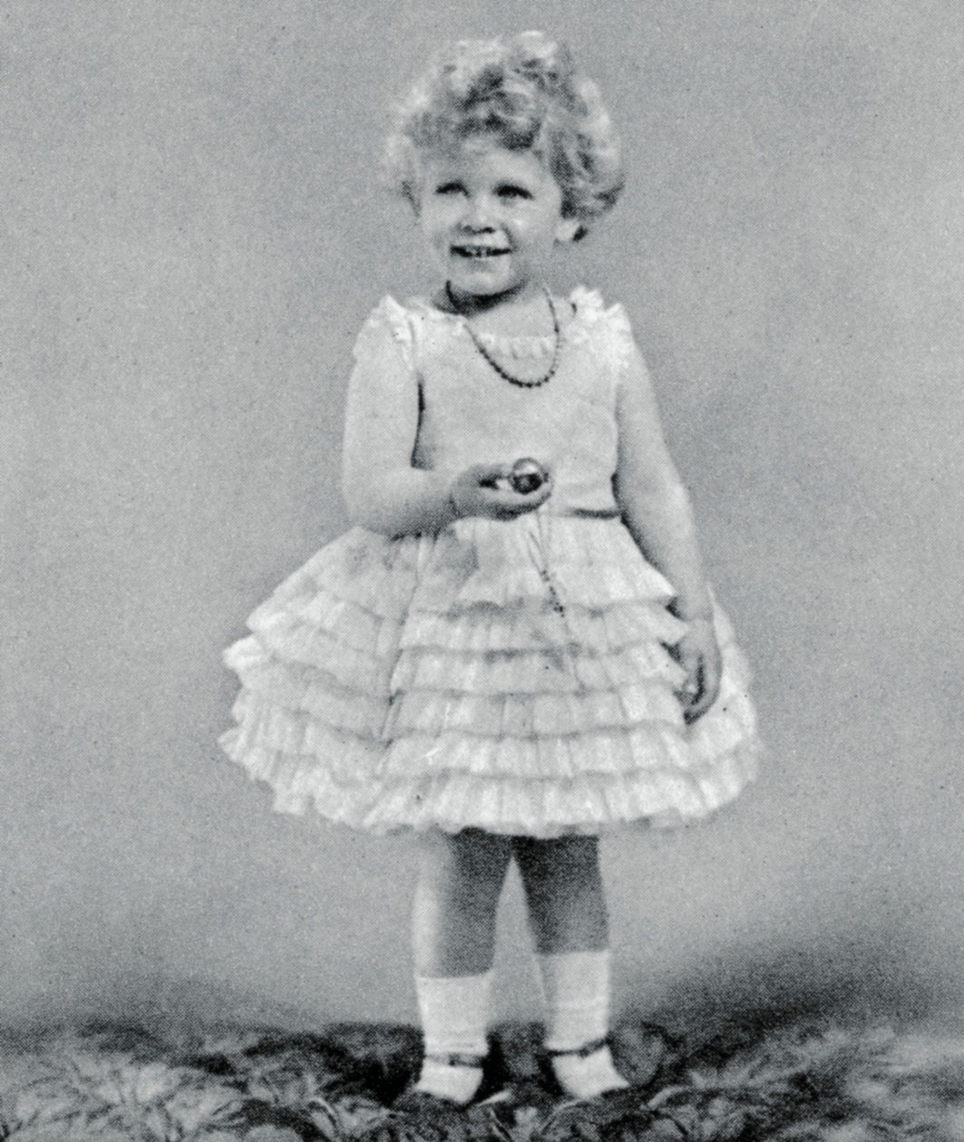 Princess Elizabeth aged two in 1928 by Unbekannt