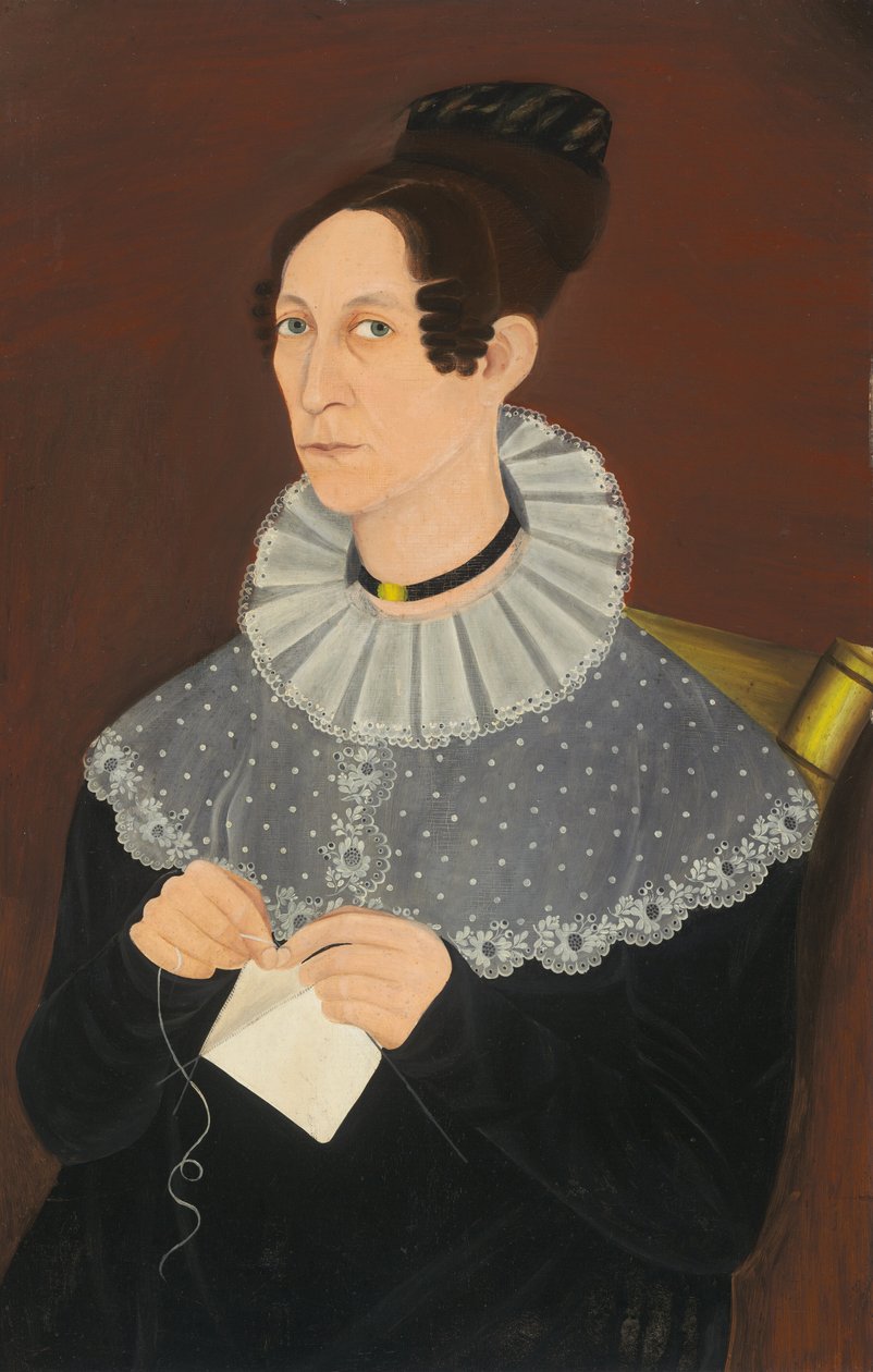 Probably Sarah Cook Arnold Knitting by Unbekannt