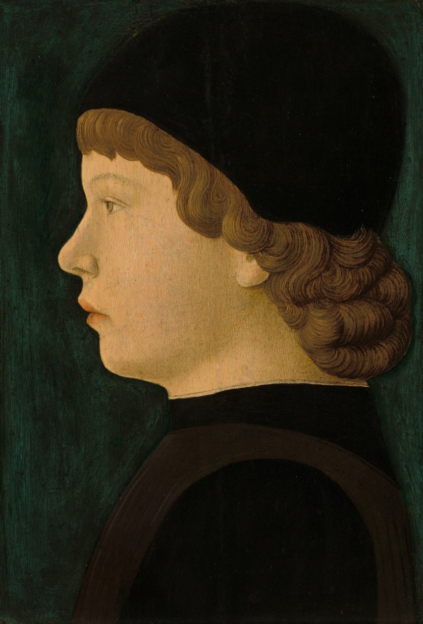 Profile Portrait of a Boy by Unbekannt