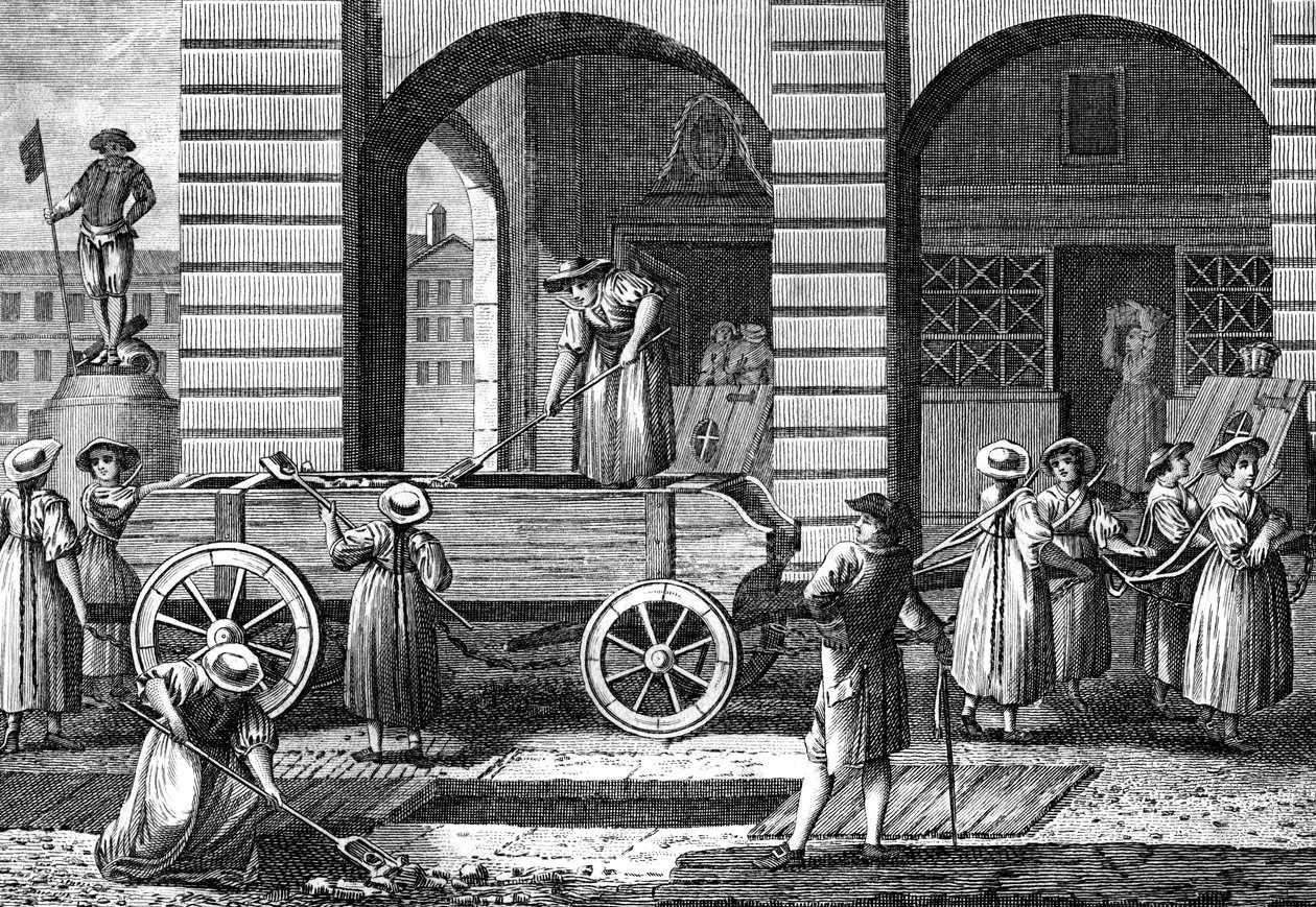 Punishment of Prostitutes in Switzerland, 18th century by Unbekannt