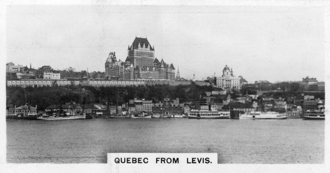 Quebec from Levis, Canada by Unbekannt