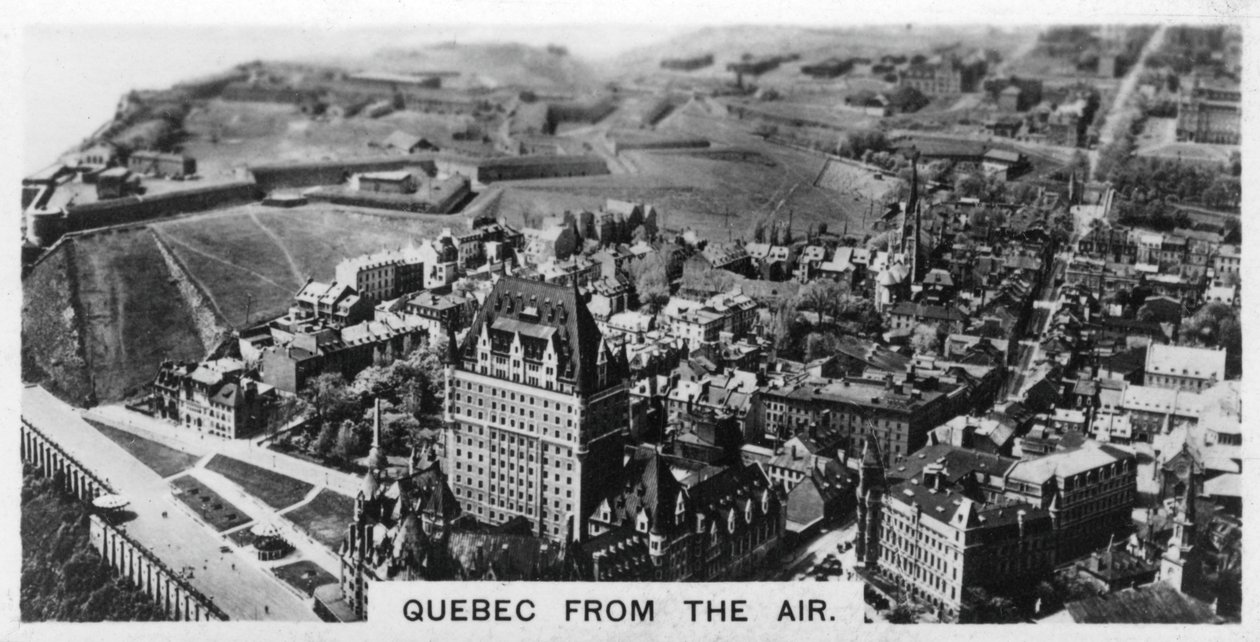Quebec from the air, Canada by Unbekannt