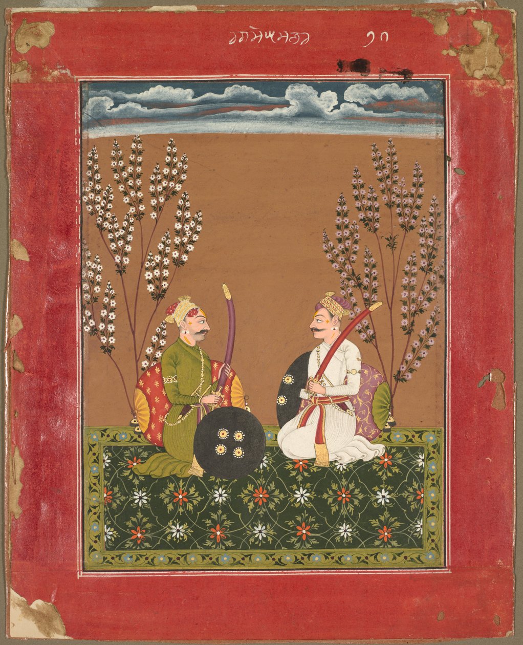 Raga Suramananda, Page from a Ragamala Series by Unbekannt