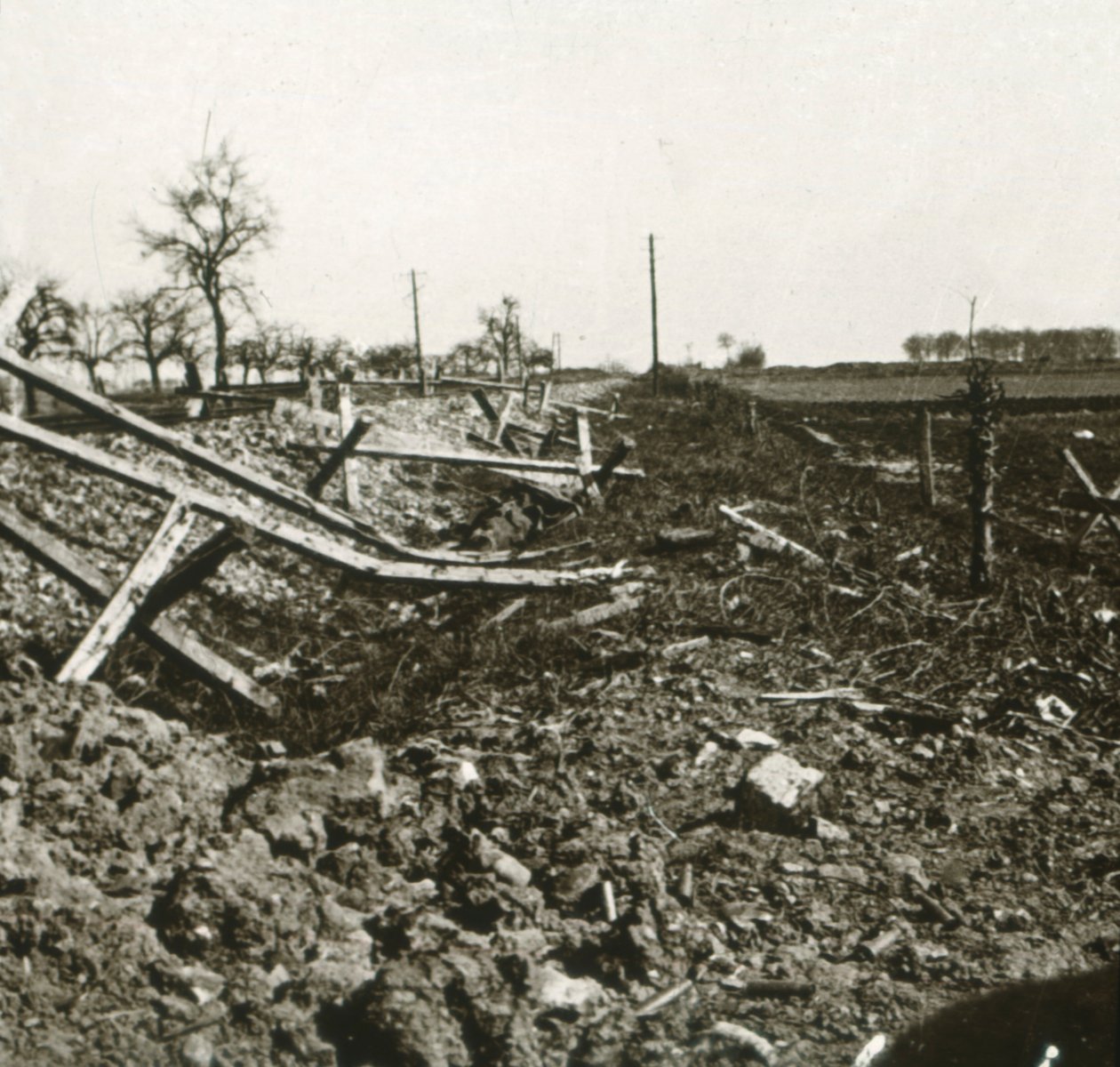 Railway, Somme, Northern France by Unbekannt