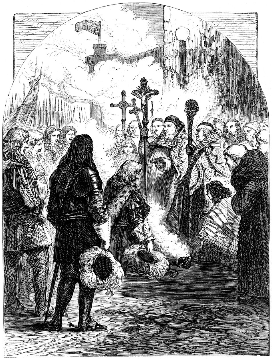 Reception of James II in Dublin by Unbekannt