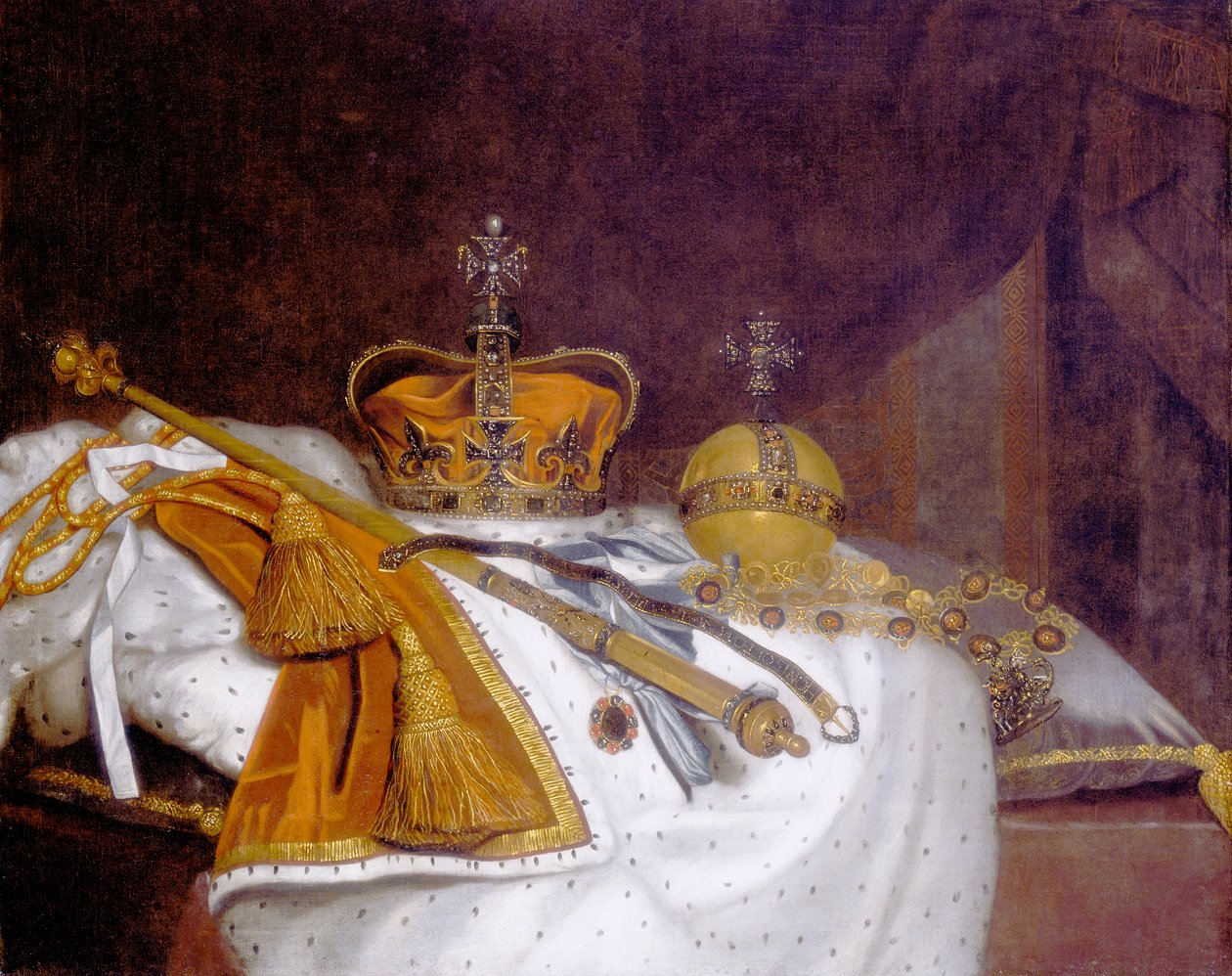Regalia of Charles II by Unbekannt