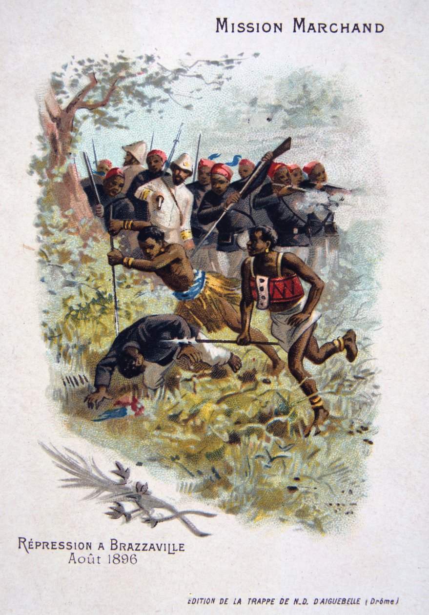 Repression at Brazzaville, August 1896 by Unbekannt