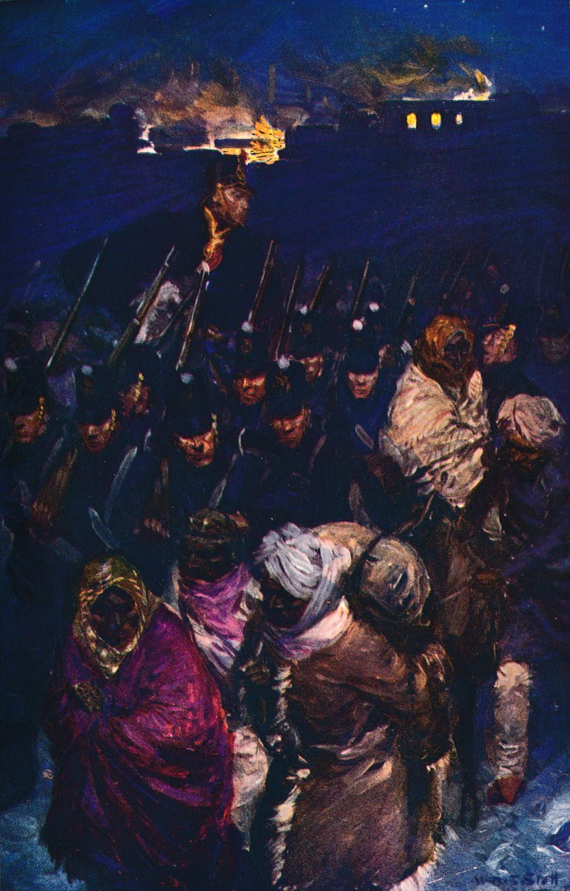 Retreat of the British Army from Kabul by Unbekannt
