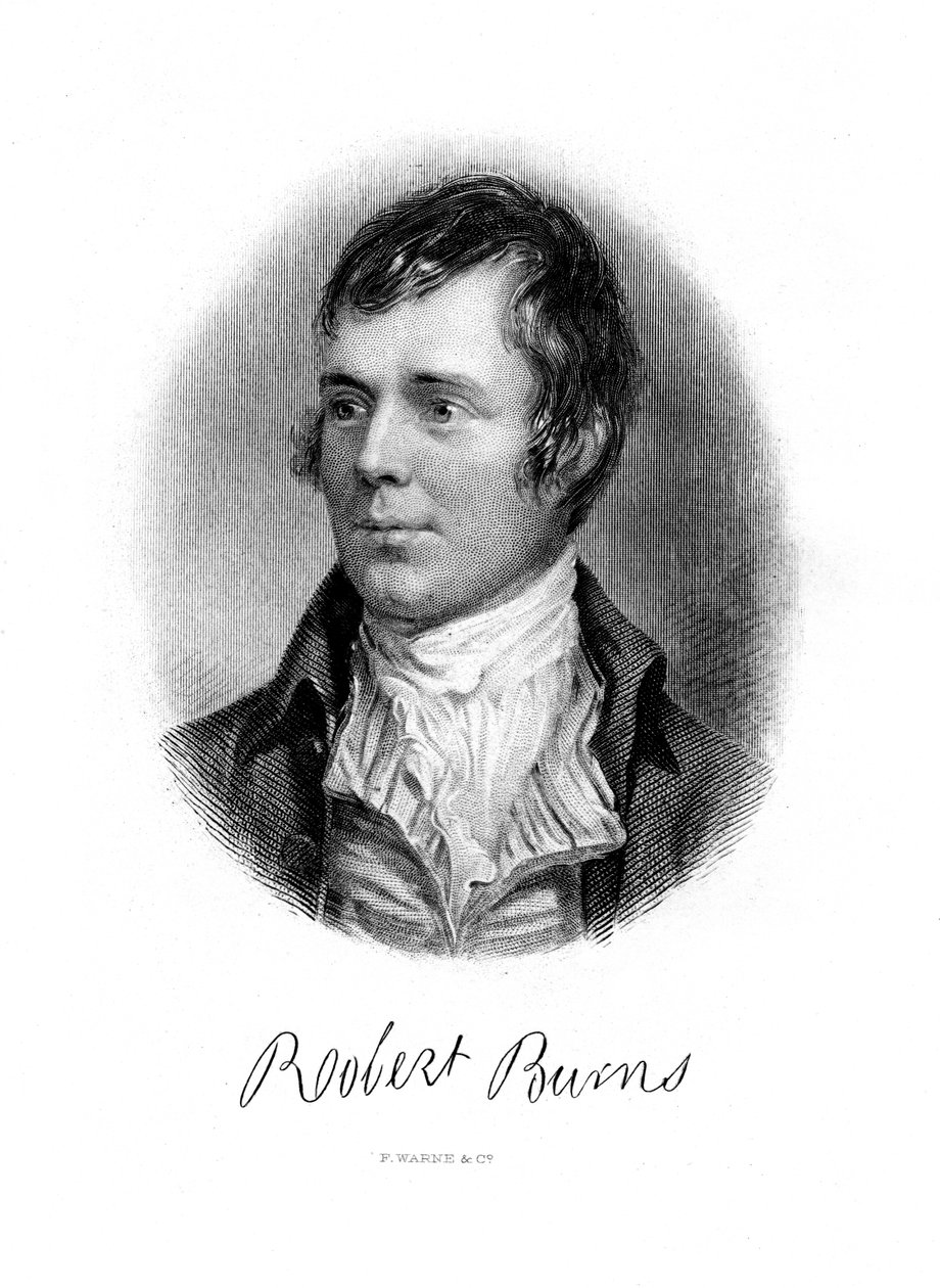 Robert Burns, Scottish Poet, 19th Century by Unbekannt