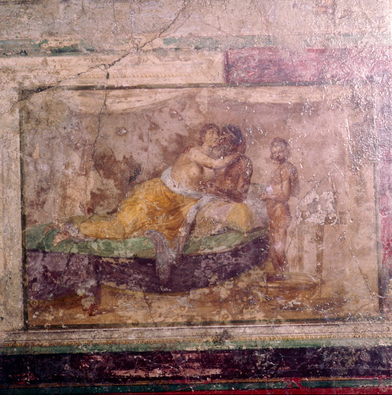 Roman Wall Painting, Rome, 1st Century by Unbekannt
