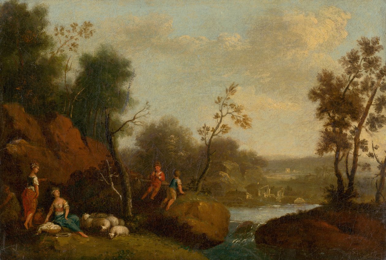 Romantic Landscape by Unbekannt