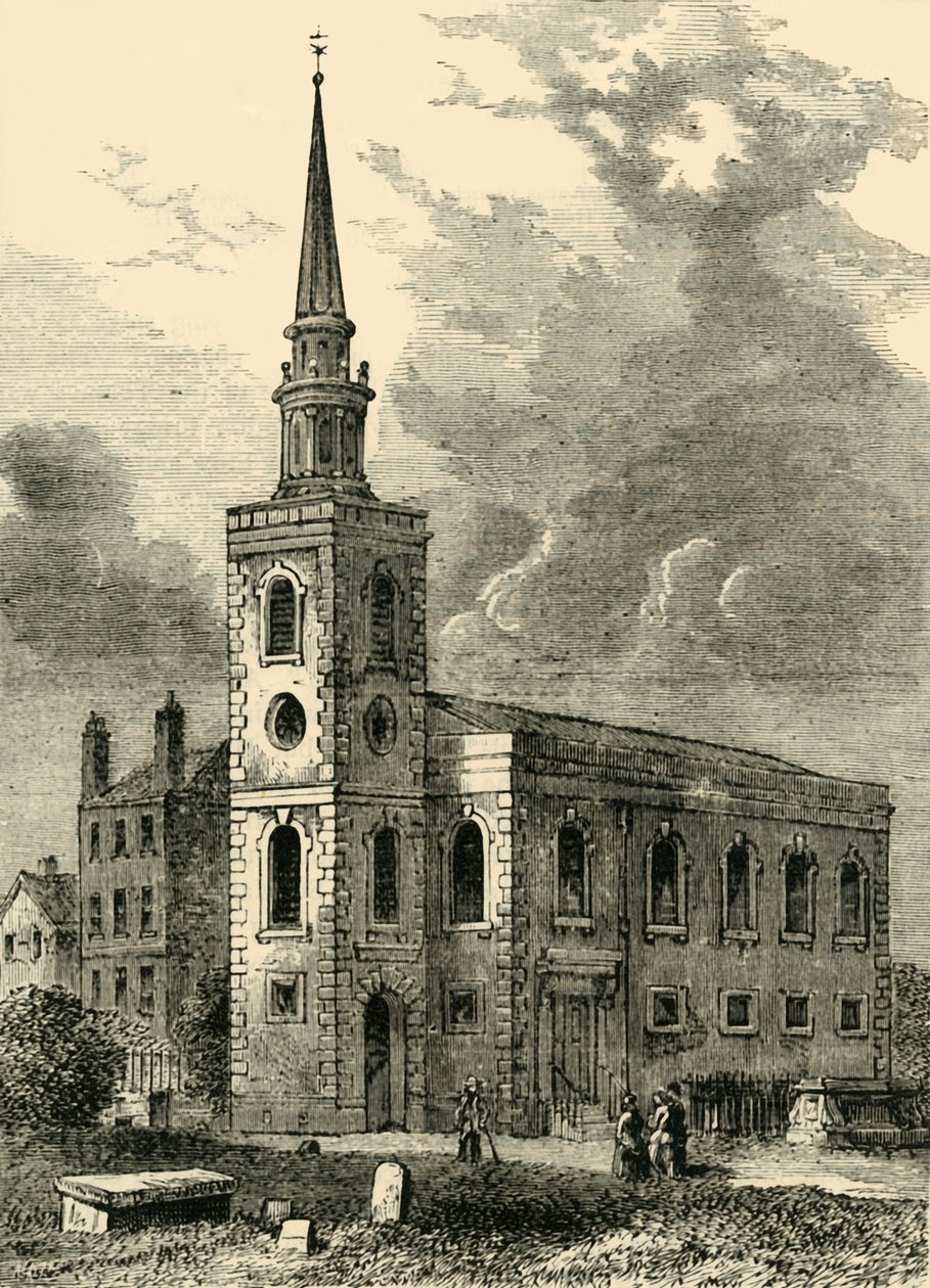 Rotherhithe Church, 1750 by Unbekannt
