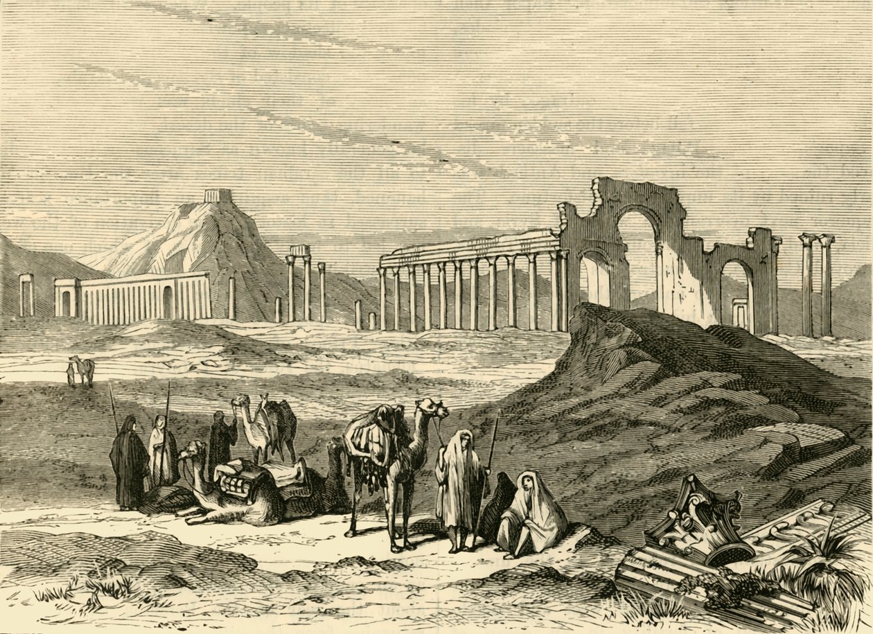 Ruins of Palmyra by Unbekannt