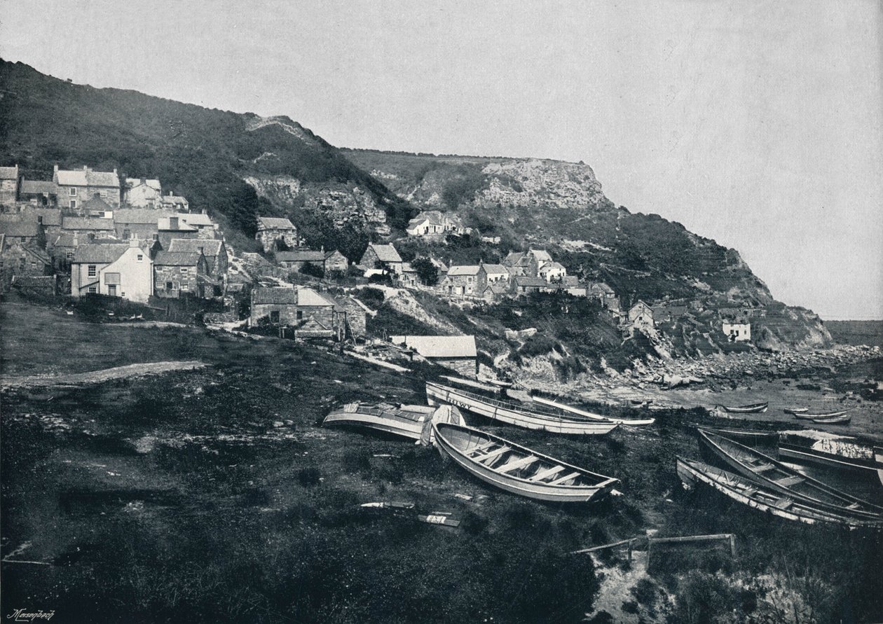 Runswick - The Village on the Cliffs by Unbekannt