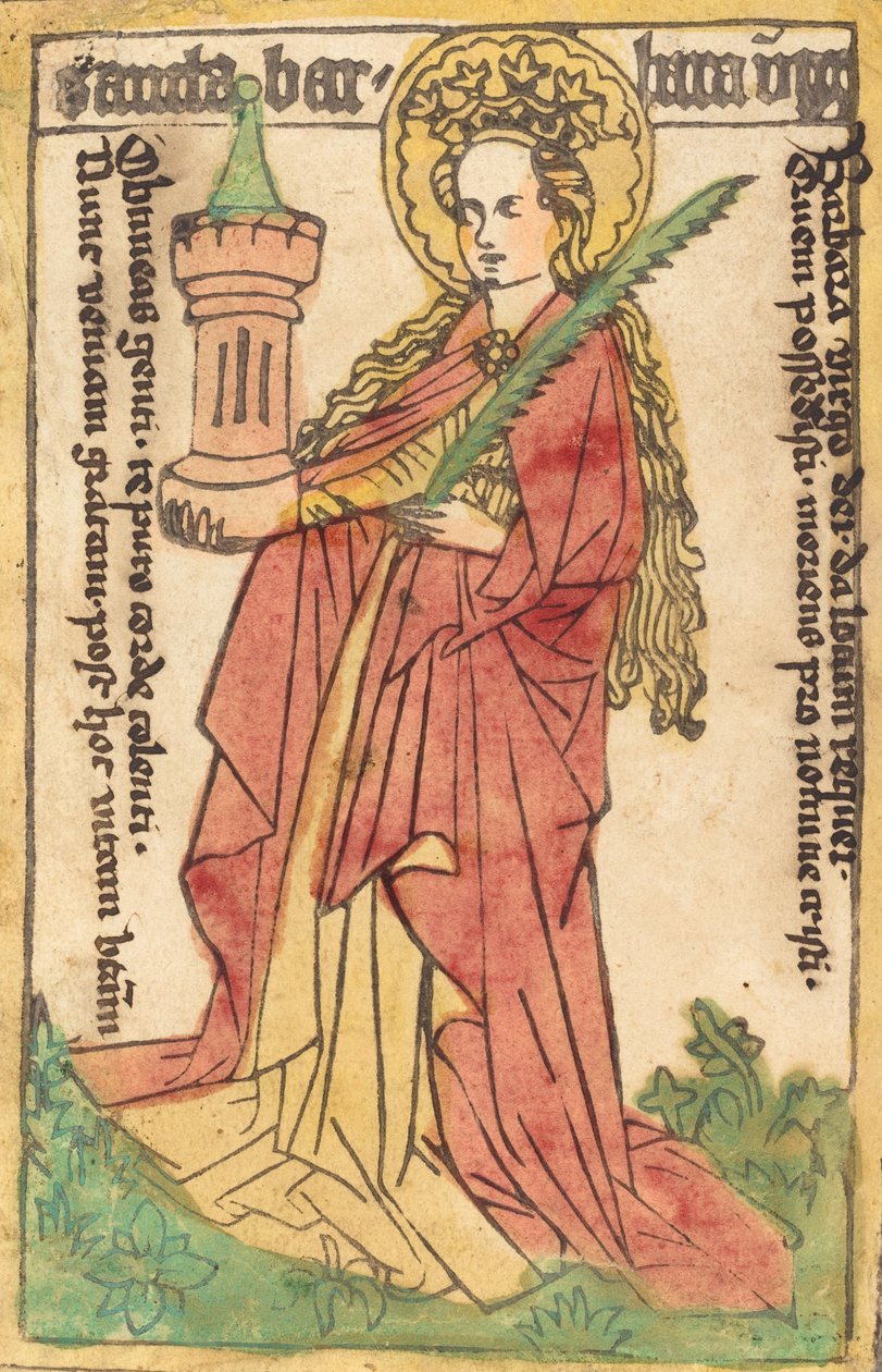 Saint Barbara by Unbekannt