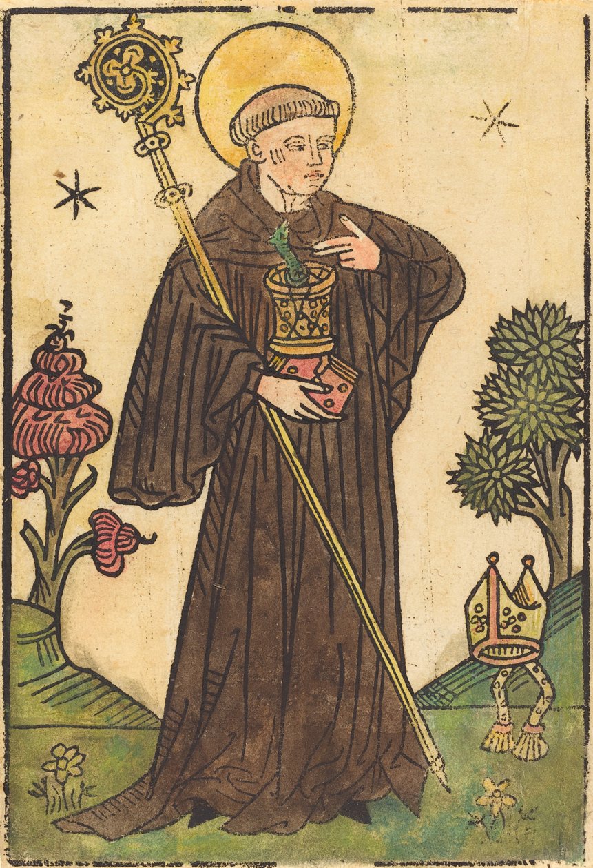 Saint Benedict by Unbekannt