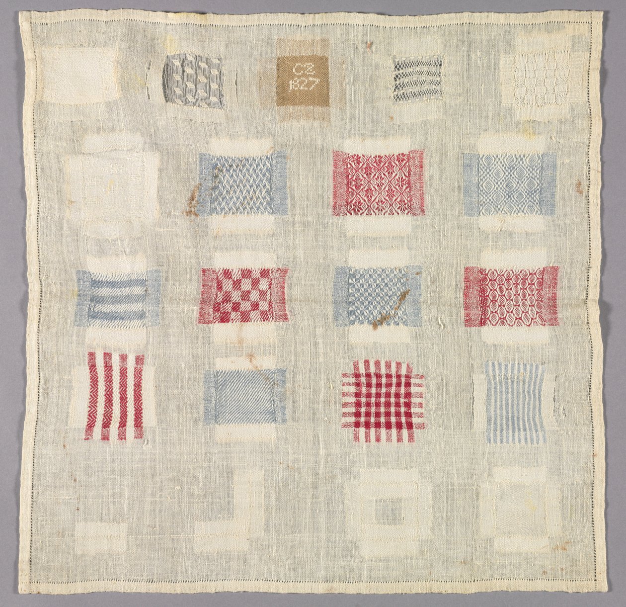 Sampler, 1827 by Unbekannt