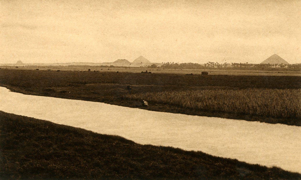 Saqqara - The Pyramids of Dashur, c1918-c1939 by Unbekannt