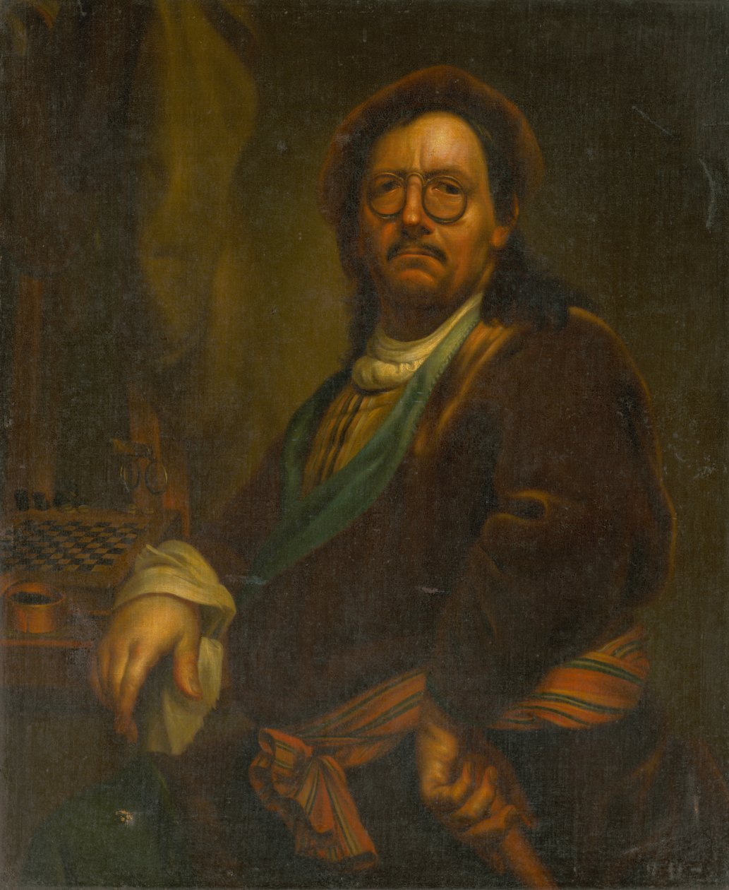 Self-Portrait (Copy by J. Kupecký) by Unbekannt