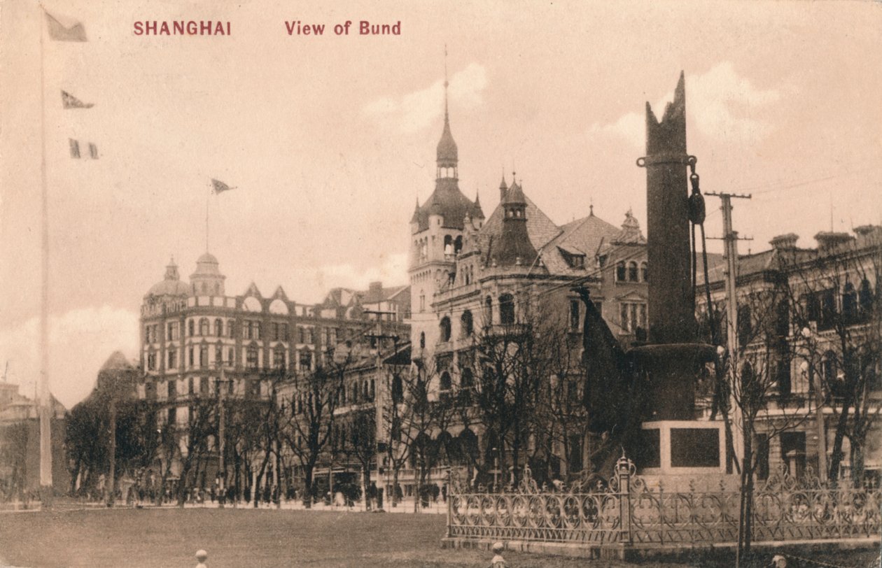 Shanghai. View of Bund, c1918 by Unbekannt