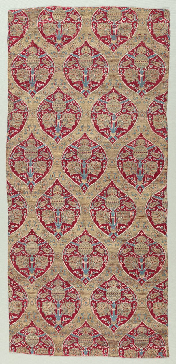 Silk and Gold Brocade Fragments by Unbekannt