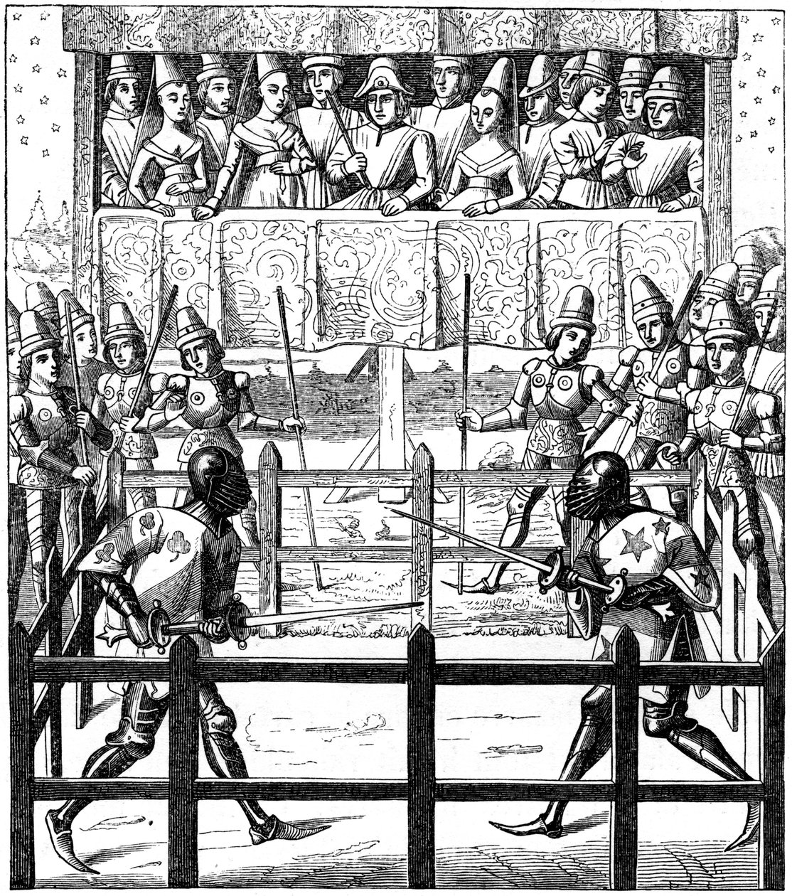 Single Combat, 15th Century by Unbekannt