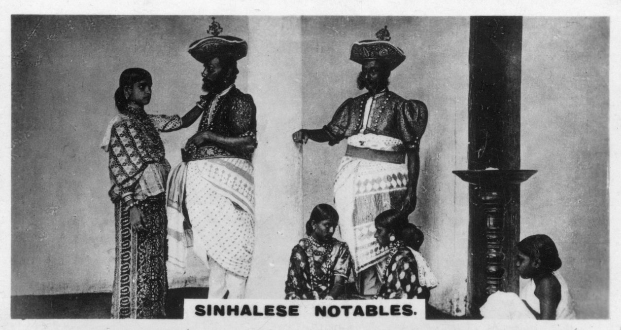 Sinhalese Notables, Ceylon by Unbekannt