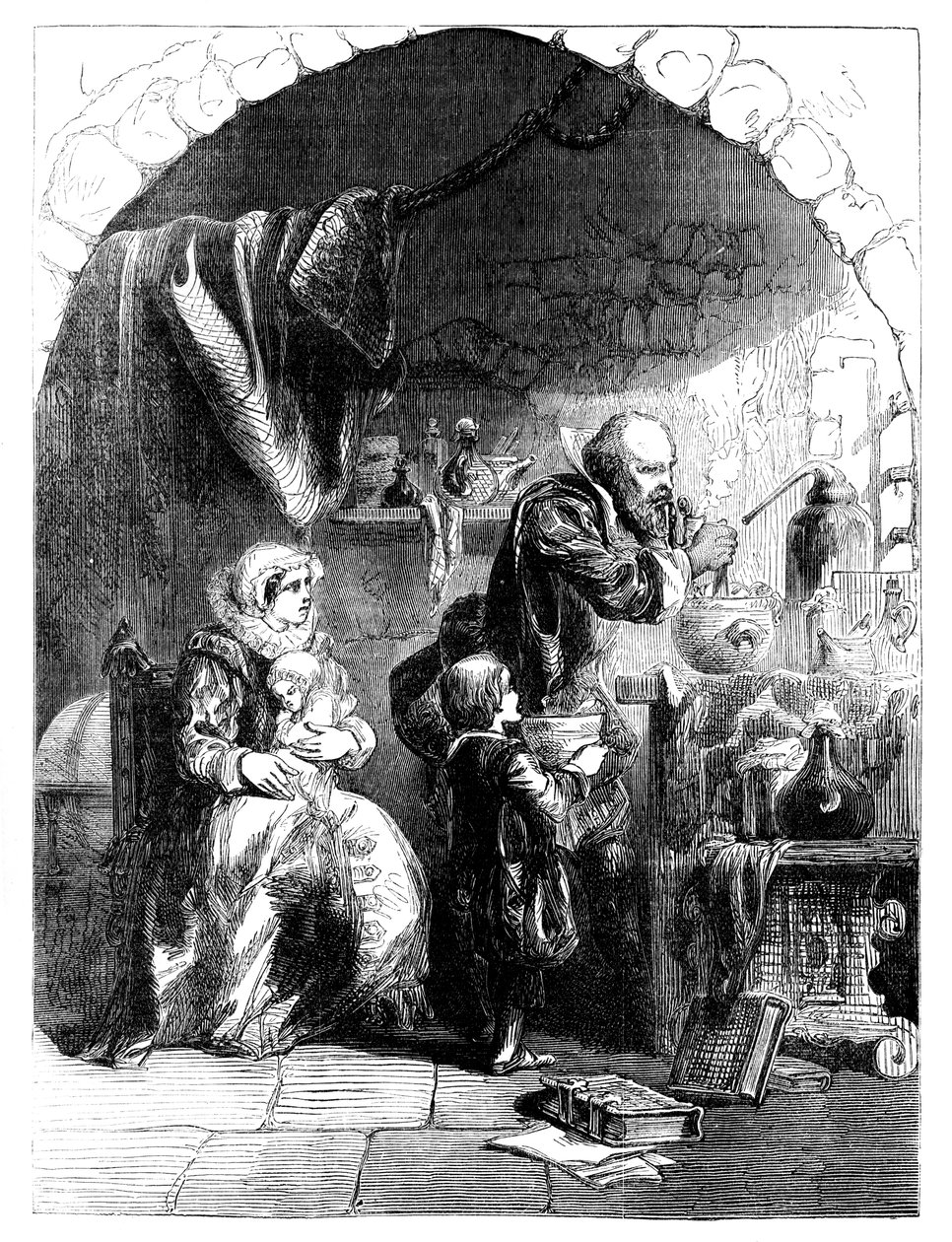 Sir Walter Raleigh in Prison by Unbekannt