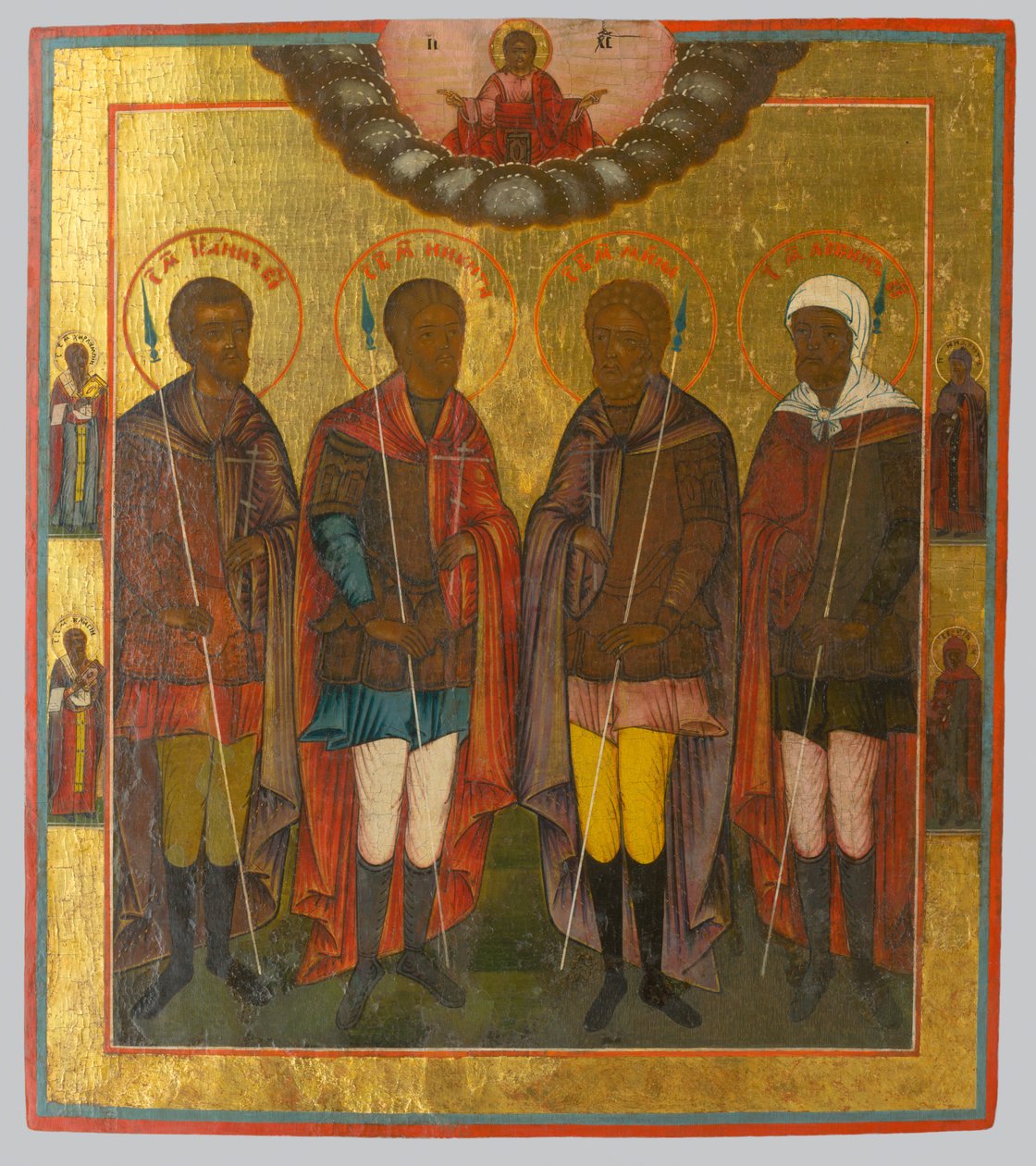 Group of Four Saints by Unbekannt