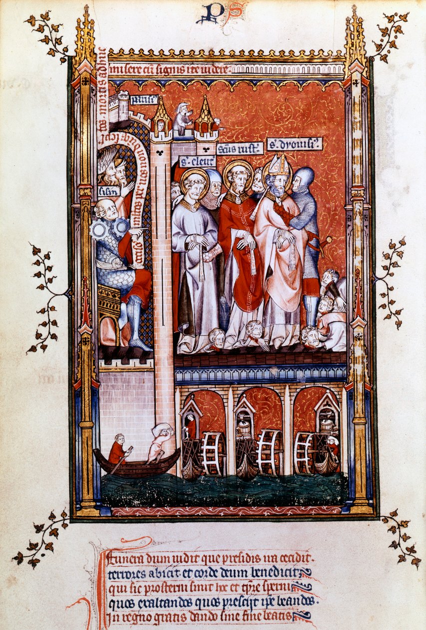 St Denis is Shown the Martyrs by Unbekannt